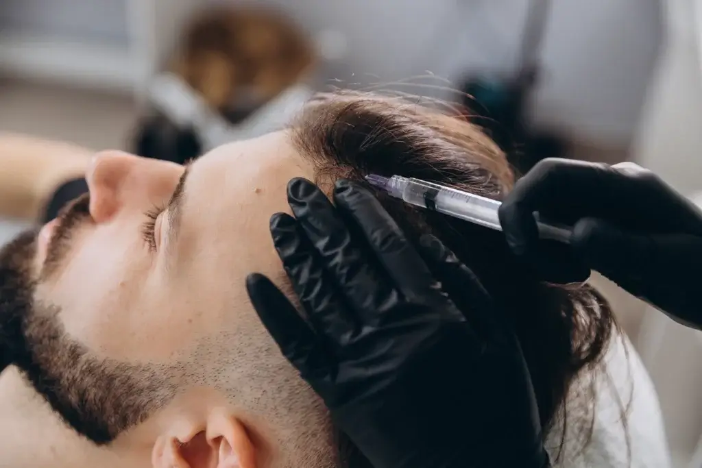 HAIR RESTORATION WITH NATURAL GROWTH FACTOR INJECTIONS FOR MEN